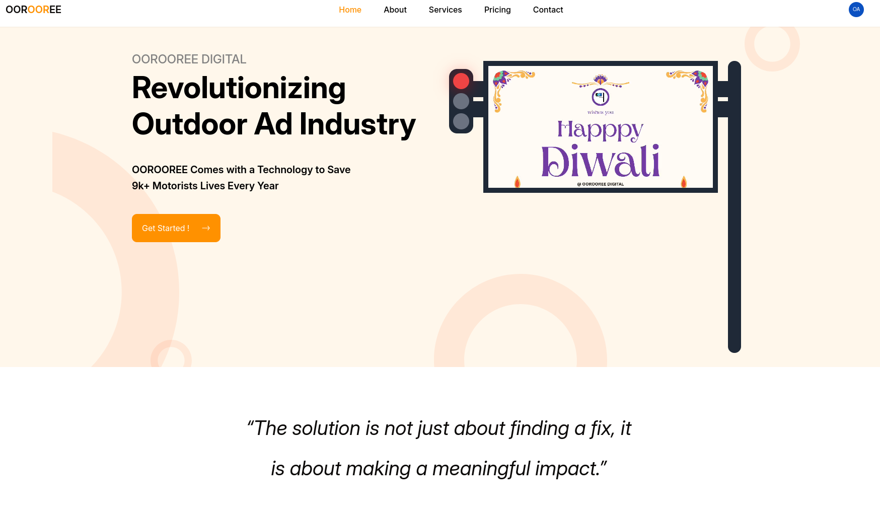 Oorooree - Digital Advertising Platform